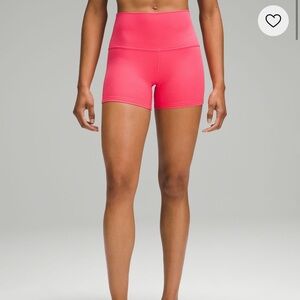 Align shorts 4” in Glaze Pink Size 6